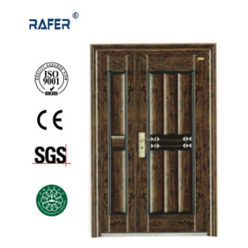 New Design Mother Son Steel Door (RA-S143)